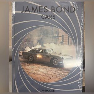Assouline James Bond Cars Book in Blue and Gray